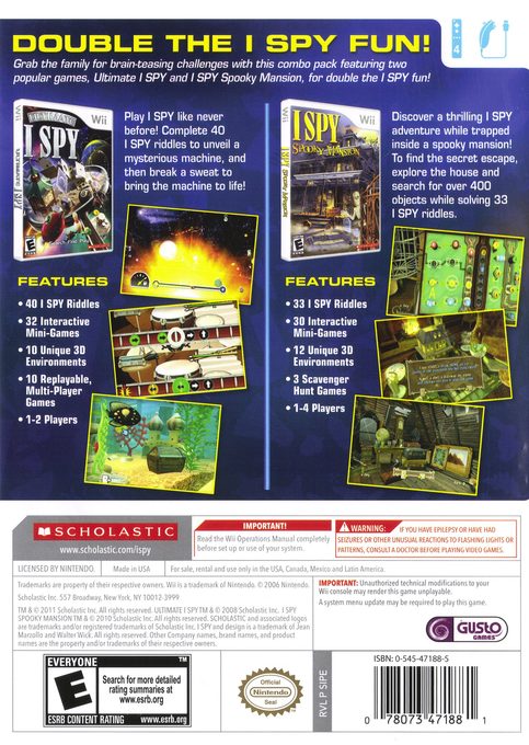 I Spy Game Pack dos