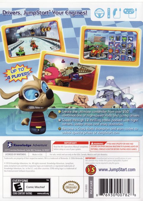 JumpStart Crazy Karts dos
