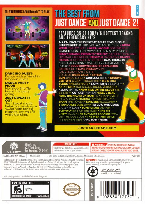 Just Dance Greatest Hits dos