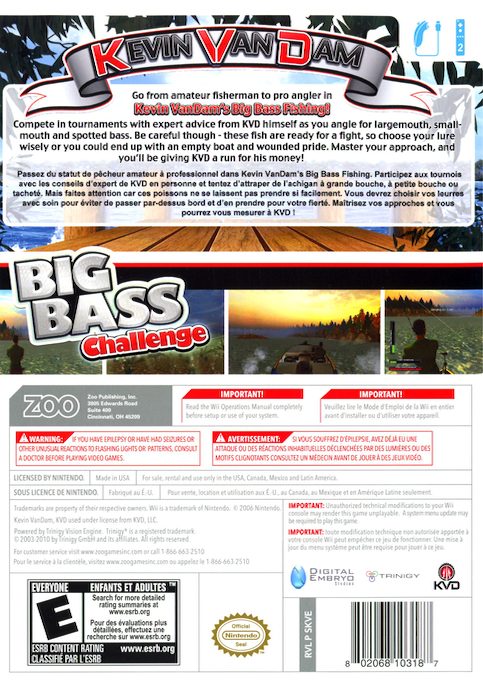 Kevin VanDam Big Bass Challenge dos