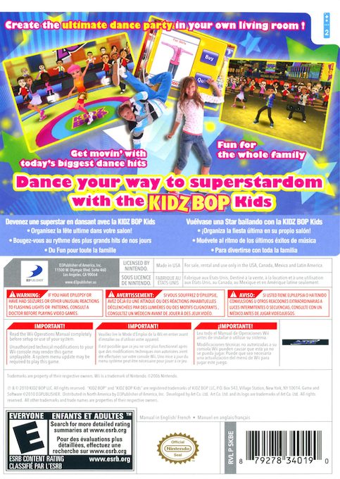 Kidz Bop Dance Party dos