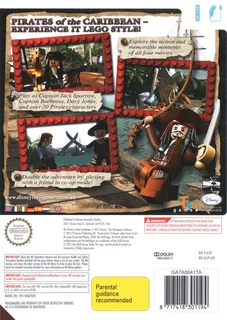 LEGO Pirates des Caraïbes : Le Jeu Vidéo dos