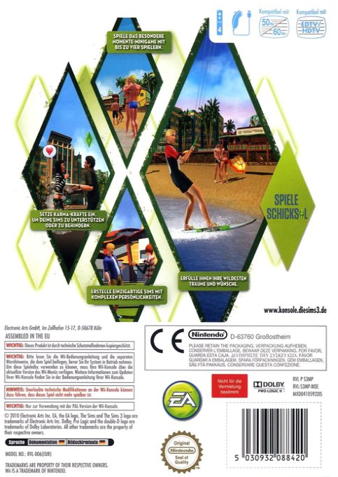 Les Sims 3 - Dos