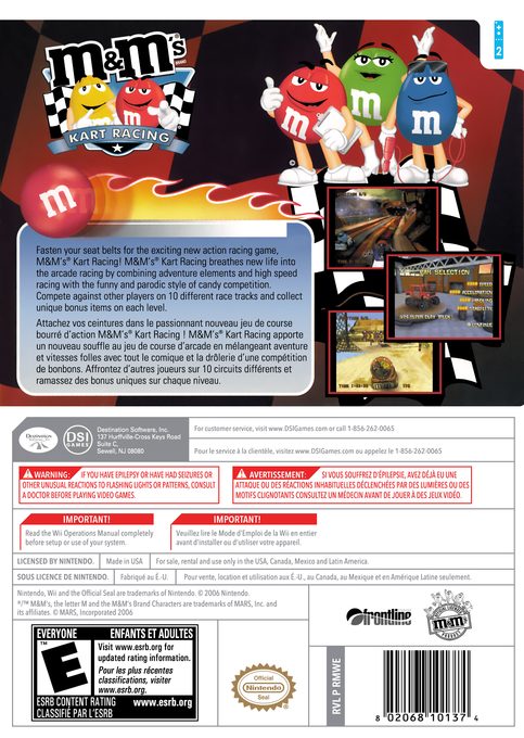 M&M's : Kart Racing dos