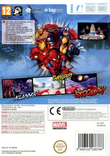 Marvel Super Heroes 3D : Grandmaster's Challenge dos