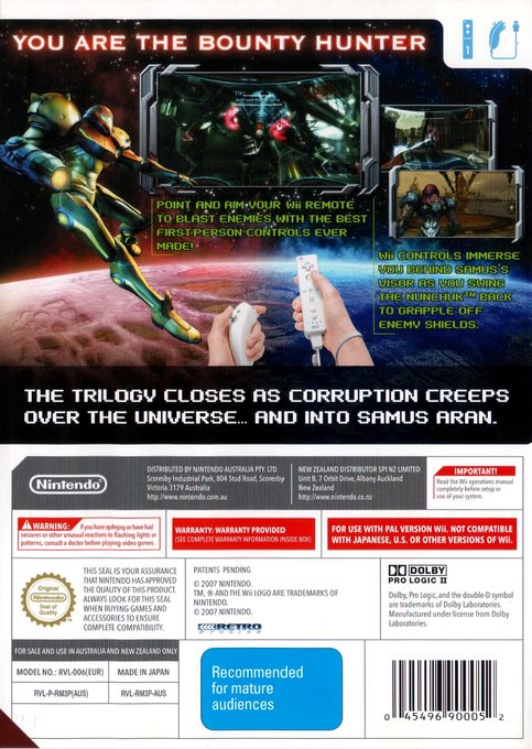 Metroid Prime 3 : Corruption dos