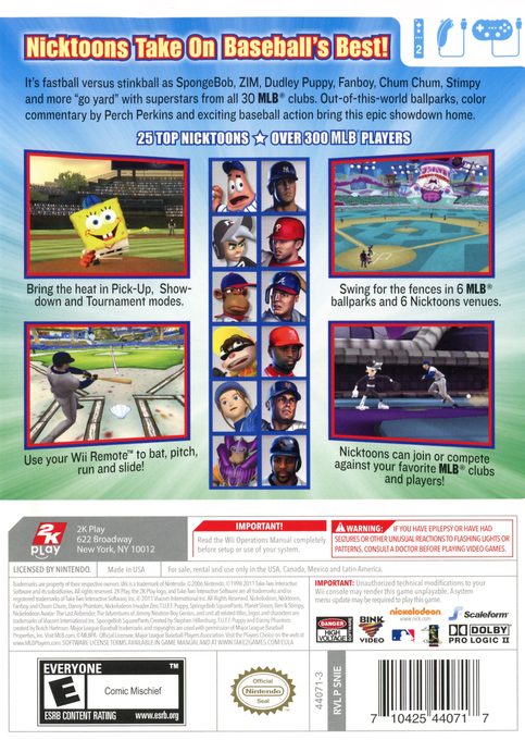 Nicktoons MLB dos