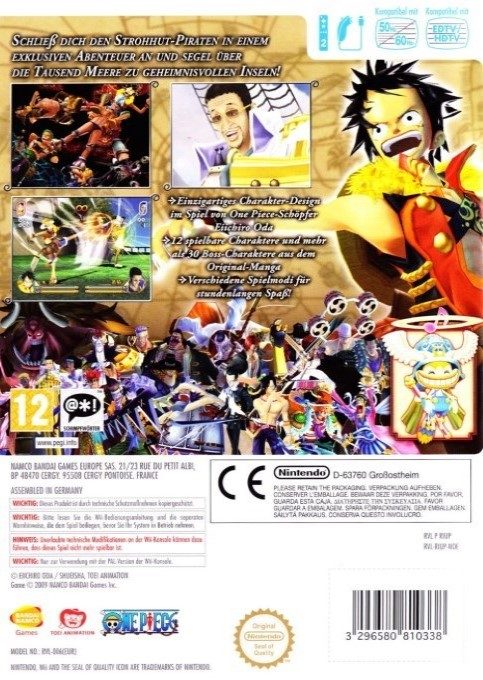 One Piece - Unlimited Cruise 2 : L'Eveil d'un Héros dos