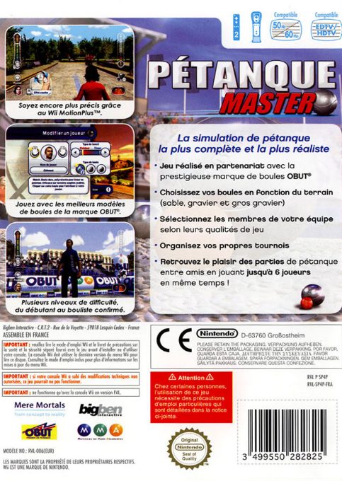 Jaquette arrière