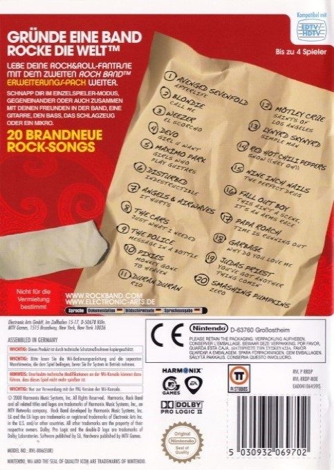 Jaquette arrière