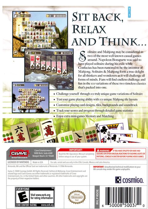 Solitaire & Mahjong dos