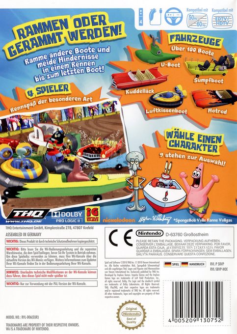 Spongebob's Boating Bash dos