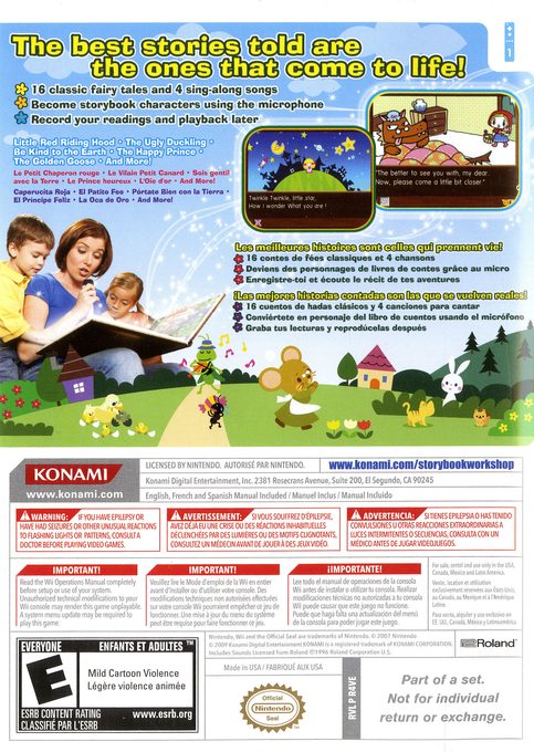 Storybook Workshop dos