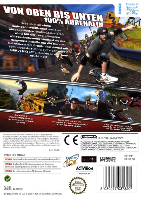 Tony Hawk's Downhill Jam dos