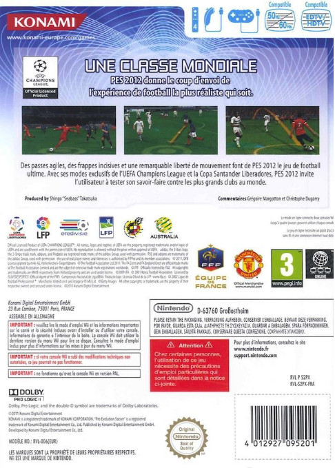 Winning Eleven PLAY MAKER 2012 dos