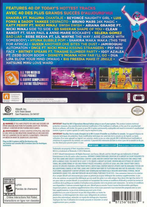 Just Dance 2018 dos