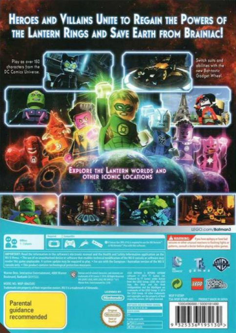 LEGO Batman 3 : Au-delà de Gotham dos