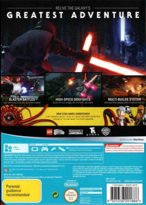 LEGO Star Wars : Le Réveil de la Force dos