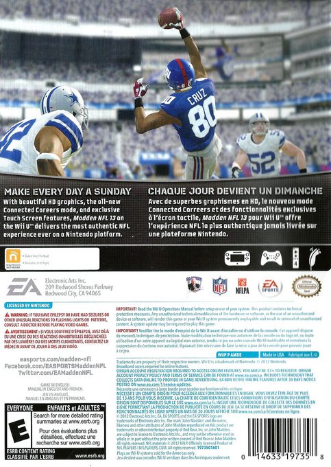 Madden Nfl 13 dos