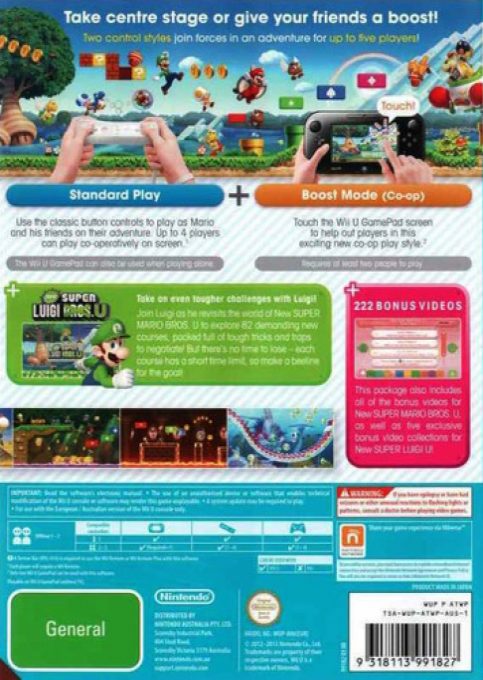 New Super Mario Bros. U + New Super Luigi U dos