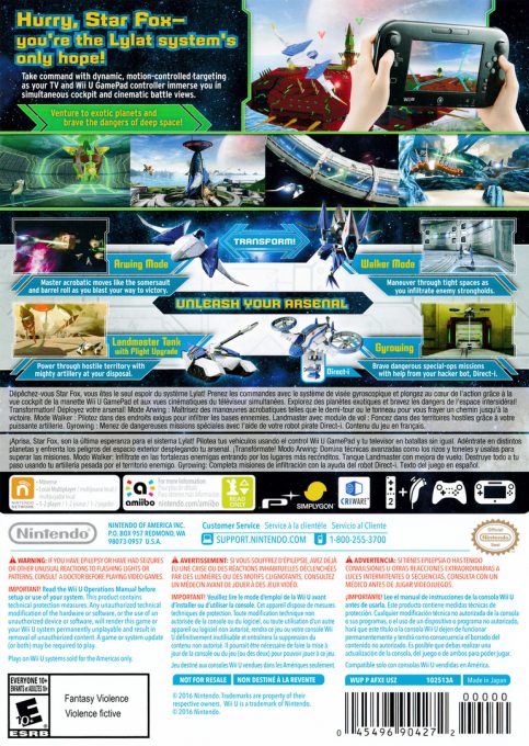 Starfox Zero dos