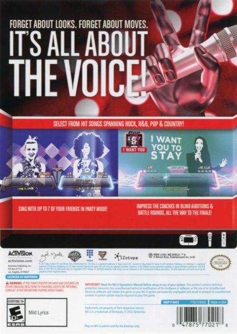 The Voice : I Want You dos