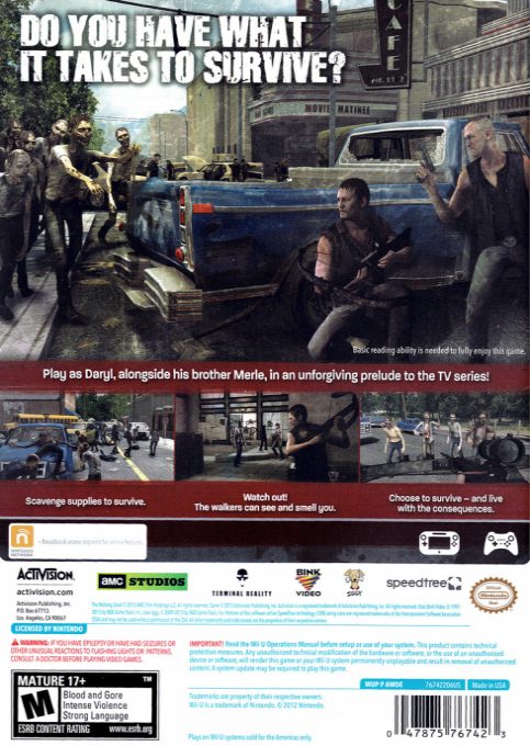 The Walking Dead : Survival Instinct dos