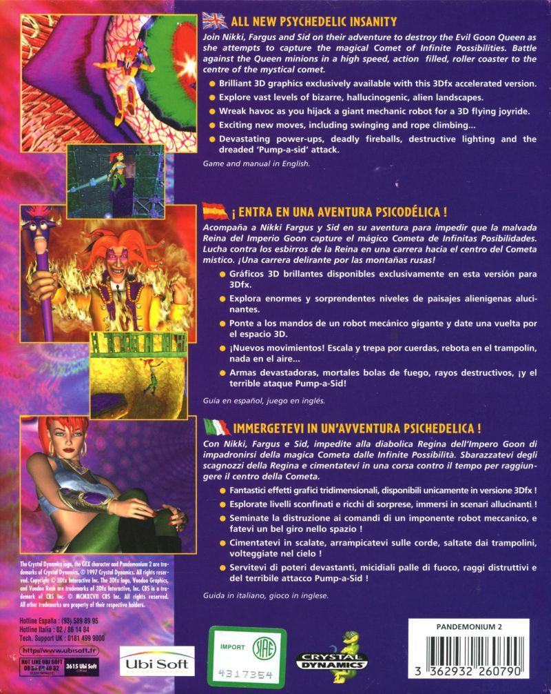 Pandemonium 2 dos