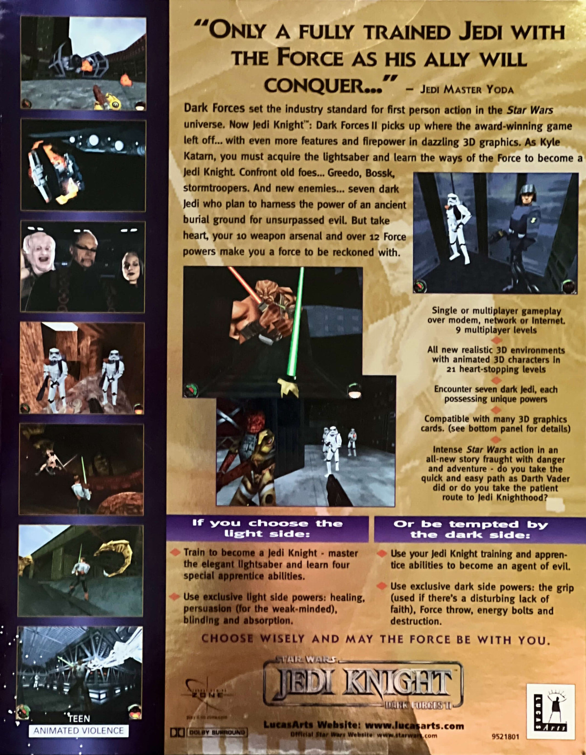 Star Wars: Jedi Knight - Dark Forces II dos