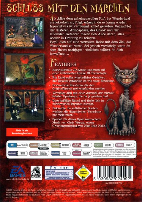 American McGee's Alice - Dos