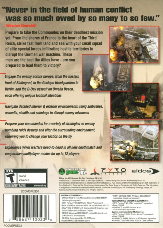 Commandos 3: Destination Berlin - Dos