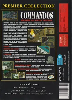 Commandos : Derrière les Lignes Ennemies dos