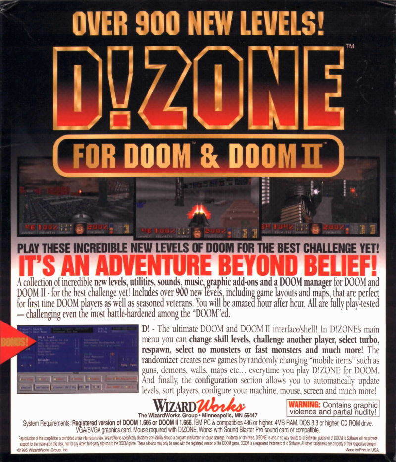 D!Zone Collector's Edition dos