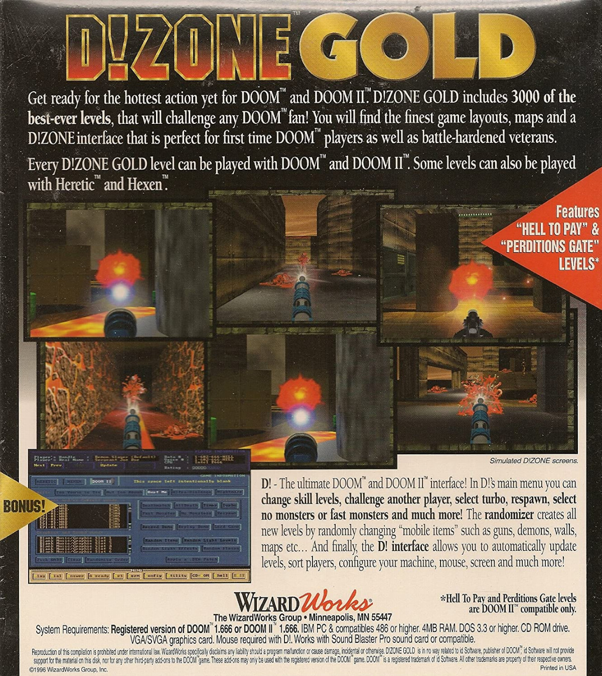D!Zone Gold dos