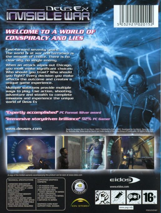 Deus Ex: Invisible War - Dos