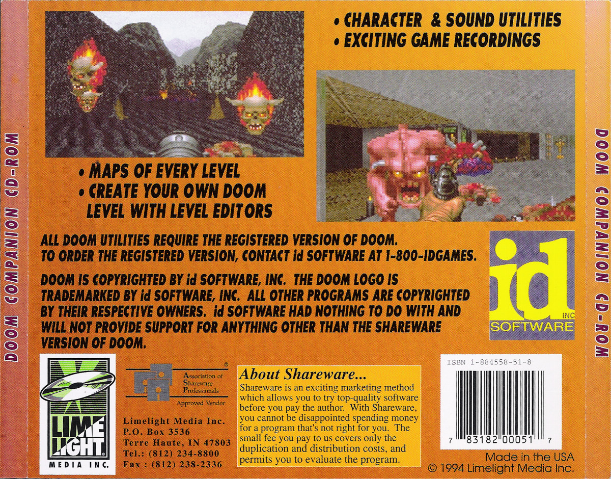 Doom Companion CD-ROM dos