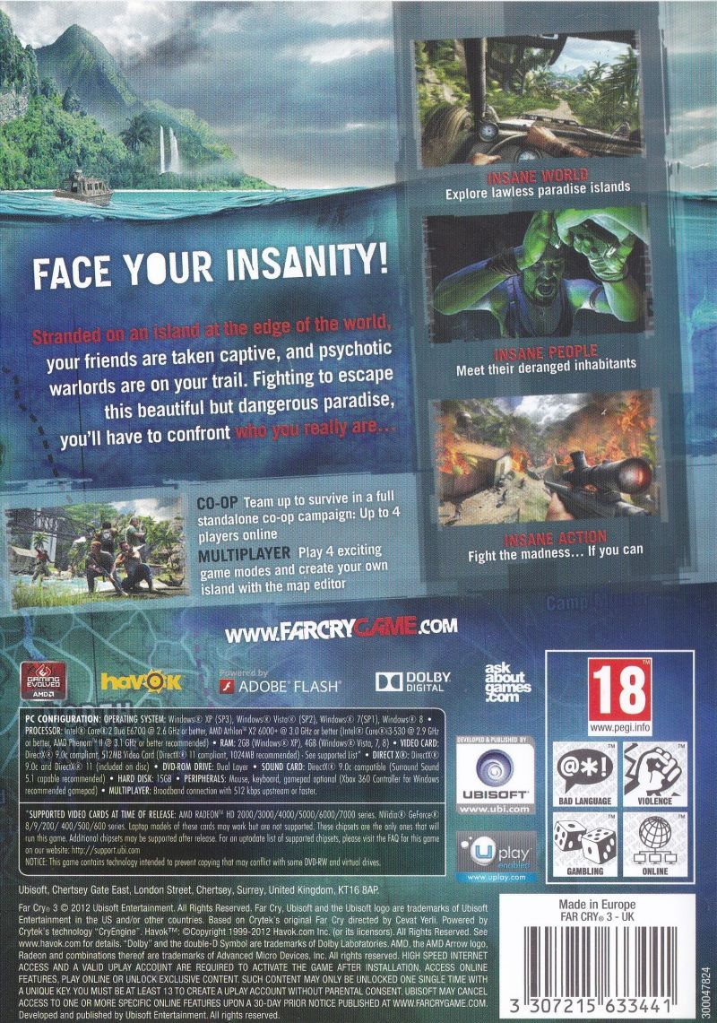 Far Cry 3 - Dos