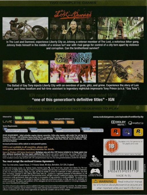 Grand Theft Auto: Episodes from Liberty City - Dos