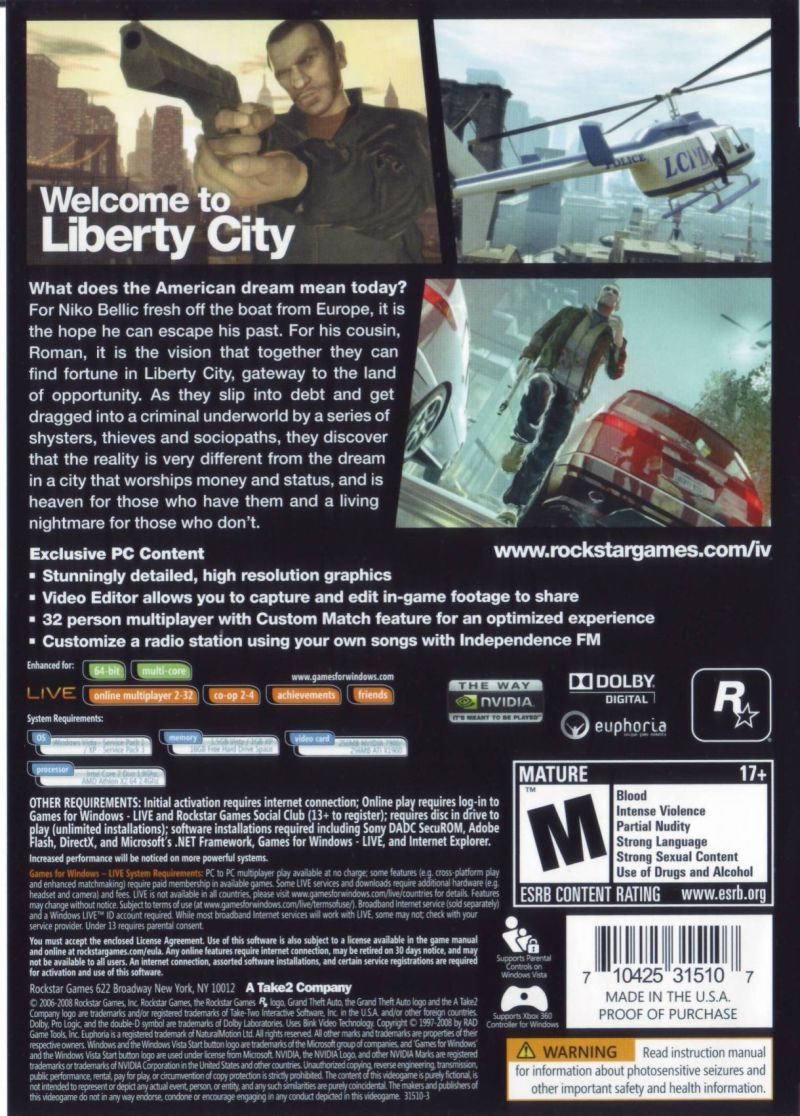 Grand Theft Auto IV - Dos
