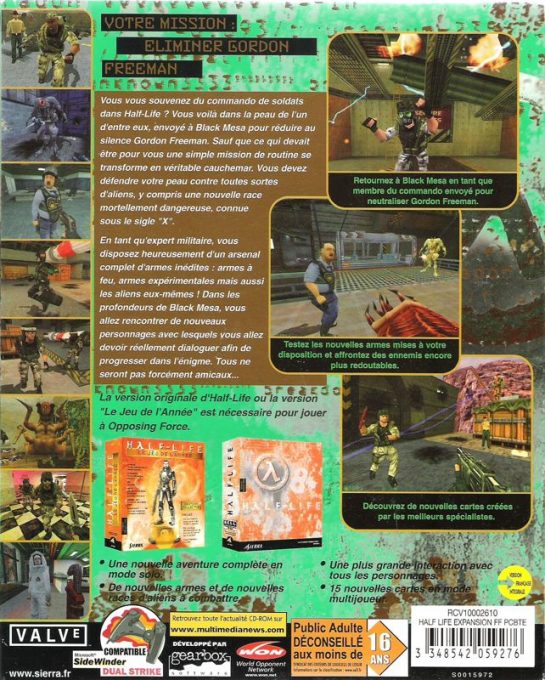 Half-Life : Opposing Force - Dos