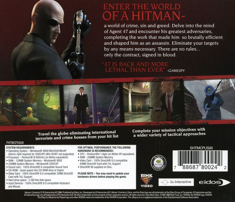 Hitman: Contracts - Dos