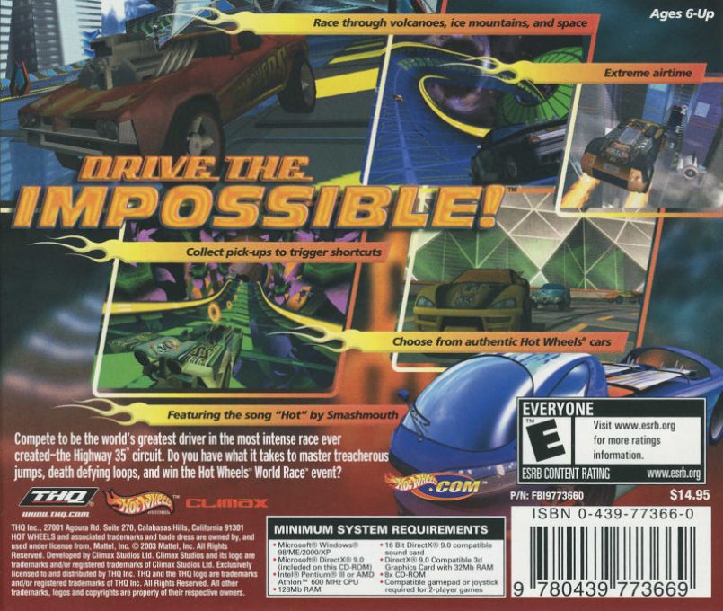 Hot Wheels : World Race - Dos