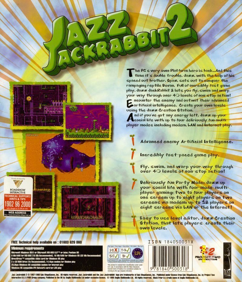 Jazz Jackrabbit 2 - Dos