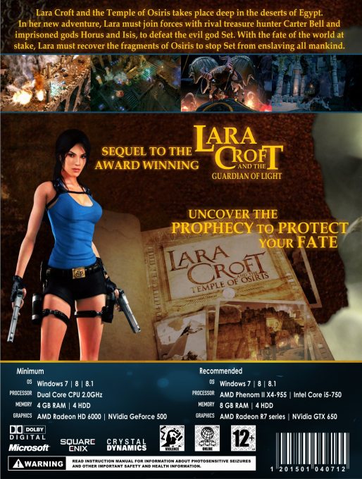 Lara Croft and the Temple of Osiris - Dos