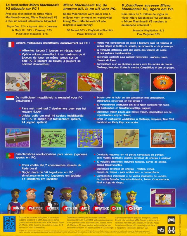 Micro Machines V3 - Dos