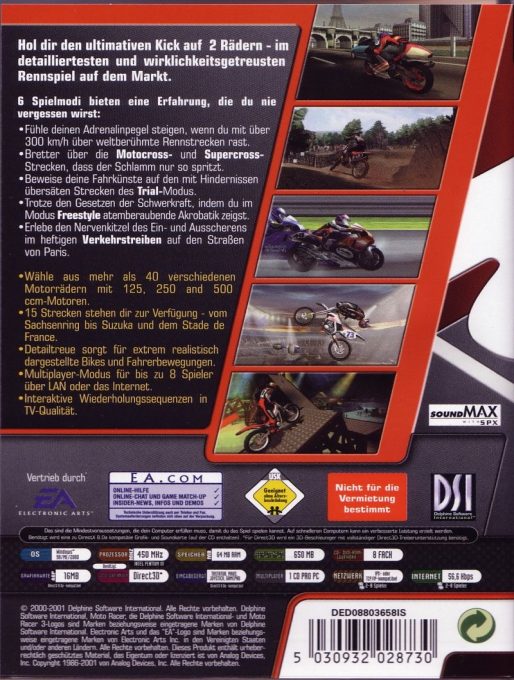 Moto Racer 3 - Dos
