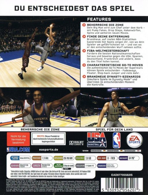 NBA Live 08 dos