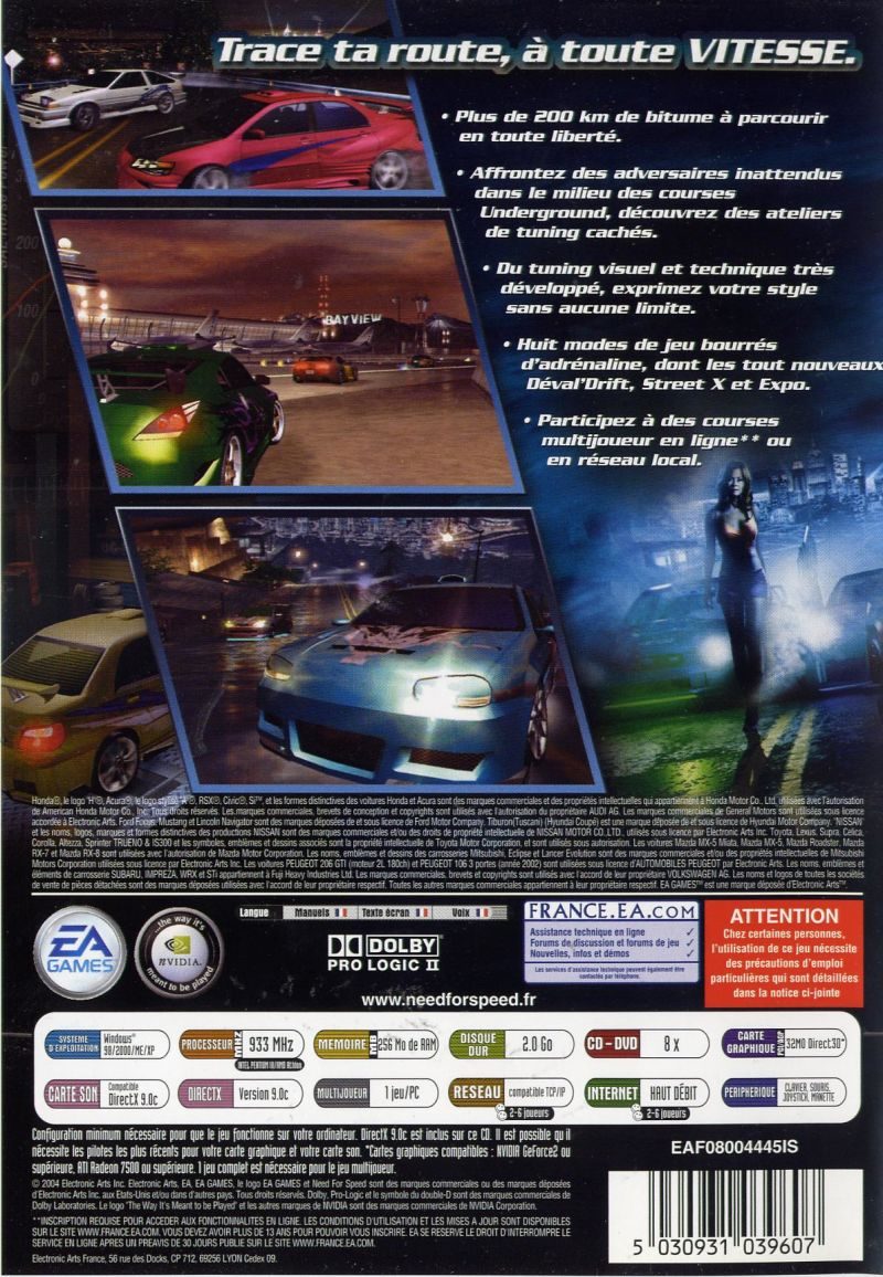 Need For Speed Underground 2 dos