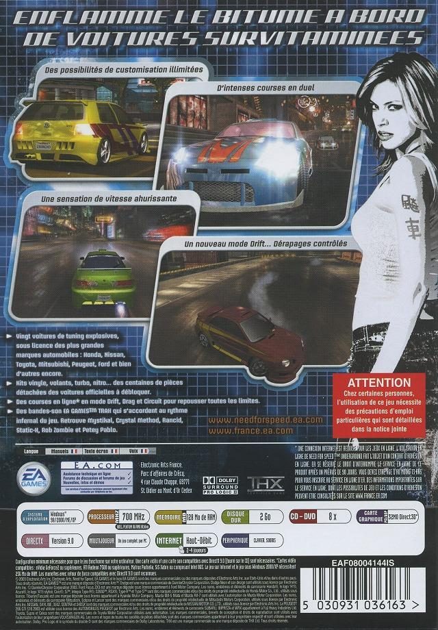 Need For Speed Underground dos
