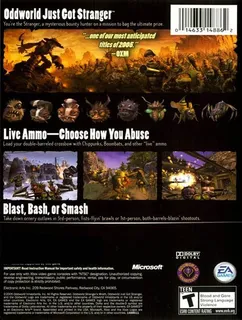 Oddworld : La Fureur De L'etranger Hd dos
